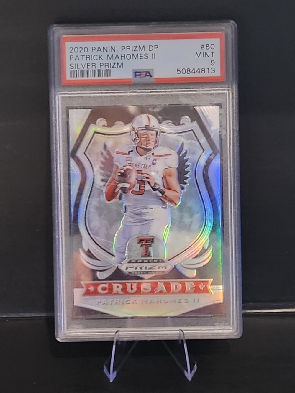Panini Silver Prizm Patrick Mahomes II PSA 9